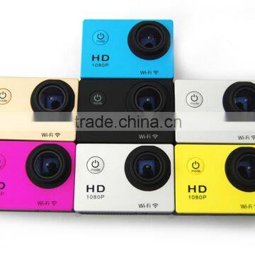 2016 New design 4K WIFI 2.0 inch waterproof sports camera for hunting drone sports