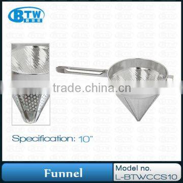 High Quality Stainless Steel Kitchen Funnel (L-BTWCCS10)