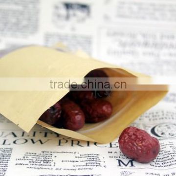 Food packaging kraft paper bag with window