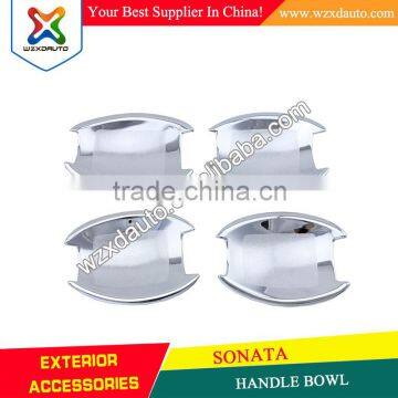 DOOR HANDLE BOWL CHROME DOOR HANDLE BOWL INSERTS COVER FOR SONATA 2011-2013 2011 2013