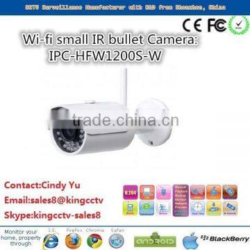 dahua full hd wi-fi ip camera security cctv camera 2Megapixel network waterproof IR-Bullet camera IPC-HFW1200S-W