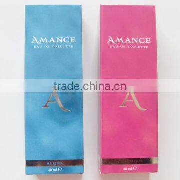 Fancy Chinese Manufacturer Paper Packaging Perfume Box