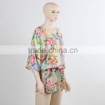 OEM Custom Sexy Jumpsuit Summer Wear 2016 Girl Woman Beach Wear Cheap Price in Guangzhou photo-2