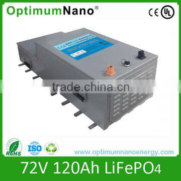 lifepo4 72v 120ah battery pack for ev