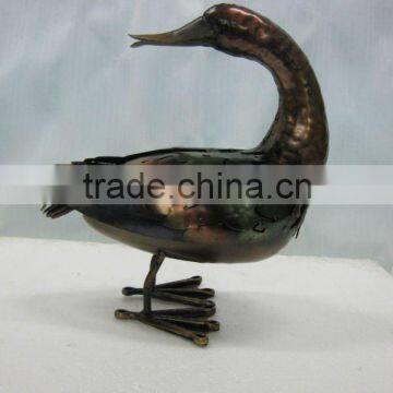 metal garden duck