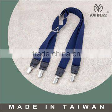 Classic webbing leather cheap custom printing suspenders for men