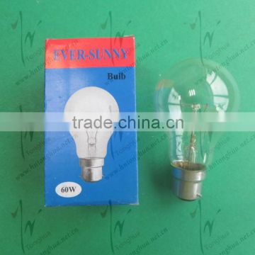 PS60 60W Clear Bulb 220-240V B22