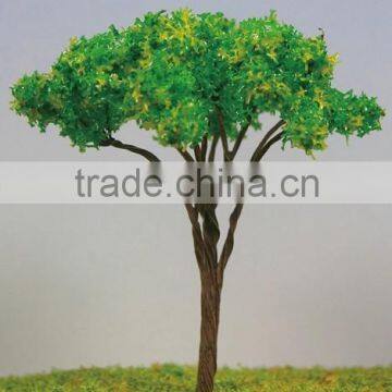 Plastic model trees for architectural scale model making material MT004