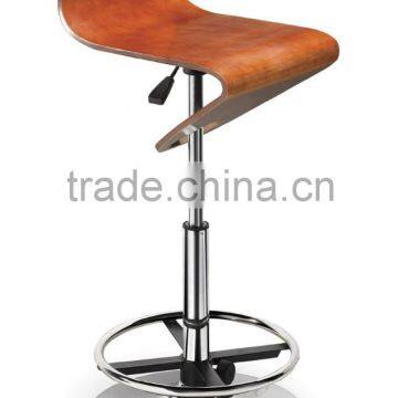 Modern Wooden Bar Stool High Chair photo-3