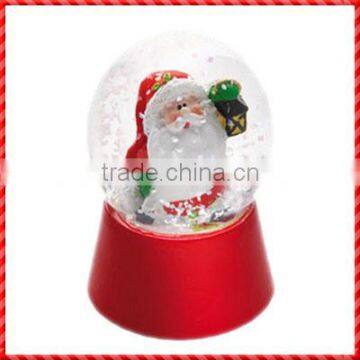 Top Quality Happy Santa Resin Christmas Snow Ball photo-1