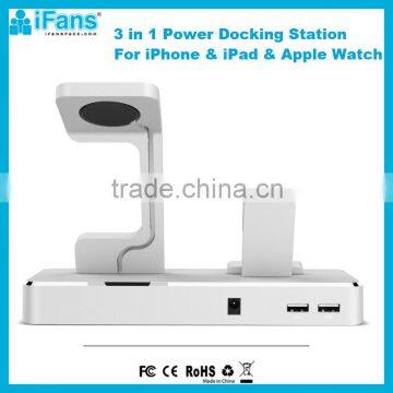 Aluminium Portable Docking Station For iPhone 6S MFI Approved Multi USB