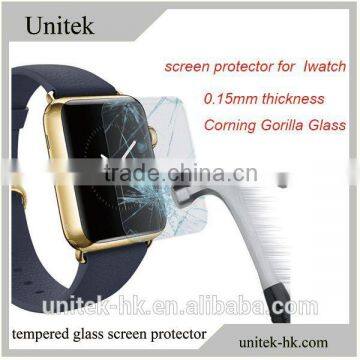 Free sample!!! Tempered glass film for apple watch,Tempered glass screen protector film