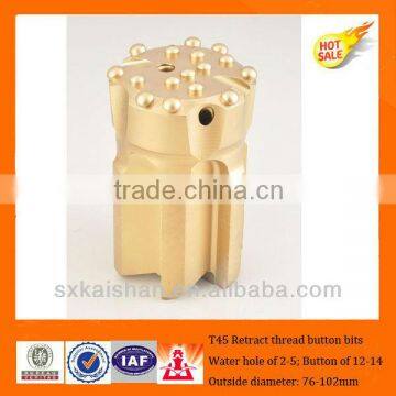 Drill Bit T45 Retract thread button bits