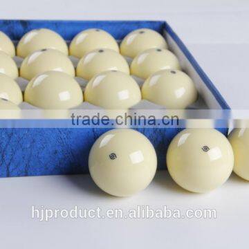 57.2mm (2-1/4") Standard size High qualtiy resin Blue dot Pool cue ball/ White ball/ Factory promotion