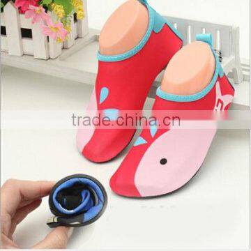 whole sale fashionable summer beach breathable cheap family skin shoes