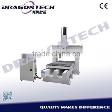 Table moving system with Reduction drive,4 axis CNC Router DT4A1325ATC, woodworking atc cnc router