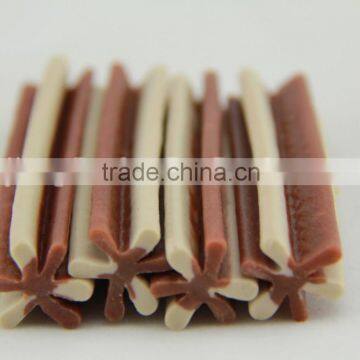 Marine Salt (two-tone Straight Hexagonal Natural Dog Chewing Bone) photo-2