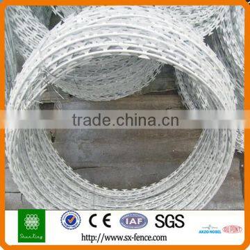 High quality galvanized razor barbed wire