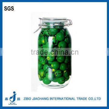 Zibo Clear Clincher Glass Cookie Jar With Clip Lid photo-2