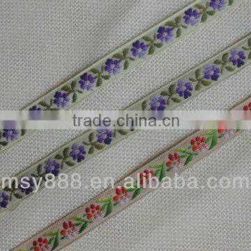 Wholesale embroidery flower ribbon