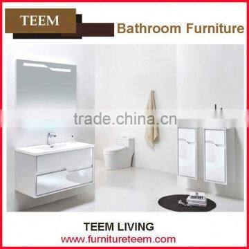 hot sales new design vanities manufacturer high end design soild wood bamboo bathroom cabinet