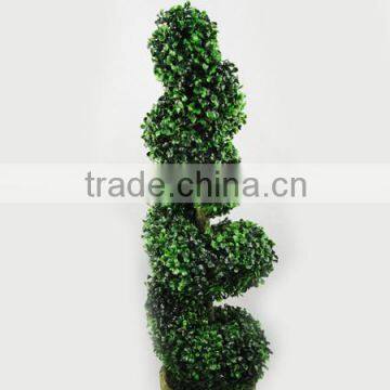 Artificial Fake synthetic boxwood double topiary ball tree