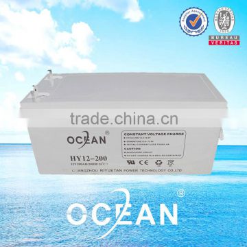 1200ah 12v solar battery the Ocean brand Gel batterie for PV system