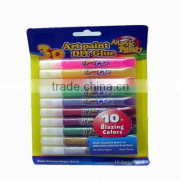 3D Glitter glue/ art paint DIY glue/ magic paint/ glue stick