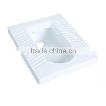 New arrival ceramic squat pans,squat WC,asia toilet squat DP004