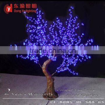 Blue Light Blossom Natural Trunk 1024 Leds Christmas Decorative Light Tree