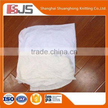 white industrial wiping rags with no stain, no dust, no metal