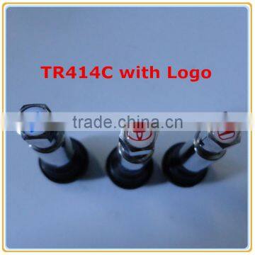 TR414C Direct Factory for Tire Valve Cap with Logo/Logo designed Tire Valves