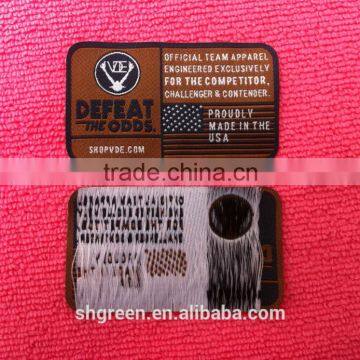 Mitre-fold Satin Woven Neck Tag