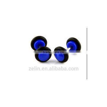 high quality Fashion acrylic fake ear plug piercing body jewelry