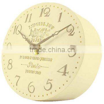 Customized Logo Resin Clock Vintage Clock photo-3