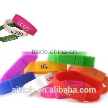 silicon wristband usb 16gb,rubber bracelet usb 4gb,usb armband band flash drive 2gb