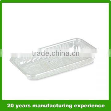 China disposable blister plastic PET food tray cheap plastic tray