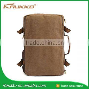 Kaukko Wholesale Canvas Brown Travel Duffel Bag for Sale FH05 photo-5