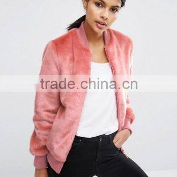 Guangzhou Factory manufacturer ladies winter coats fur coats 2016 fashion custom