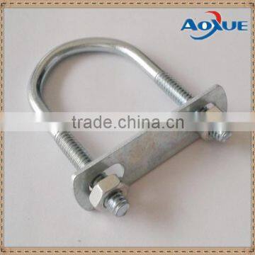 U bolt with washer and nut, u bolt pipe clamp, metal clamp fastener u bolt