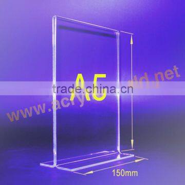 Acrylic Freestanding Menu Poster Displays Acrylic Sign Holder Acrylic Display Show Card Menu Holders photo-4