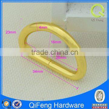 44 Metal Hinge Gate Ring ,Stock Golden Metal D Ring Use For Bag Accessories
