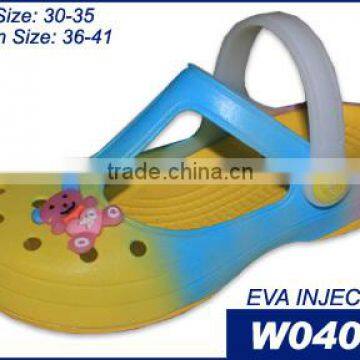 Clear PVC Women Jelly Clog Shoes