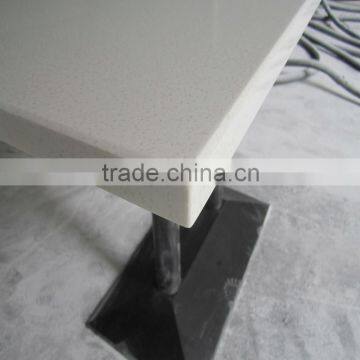 Simble Counter for Fast Food , Solid Surface Table Top With Stainless Table Base photo-2