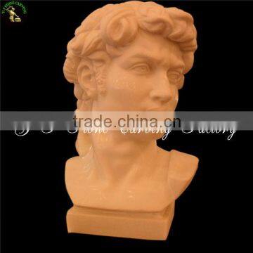 David white marble bust