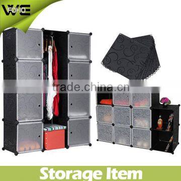 folding portable plastic wardrobe cabinet/closet,home living room plastic storage cabinet