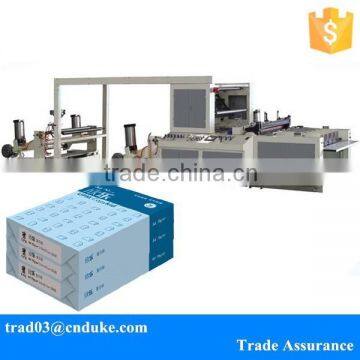 DKHHJX-1300/1100 Machine In Stock Servo Control With PLC A4 Paper Reel To Sheet Cutting Machine (Two Reels)