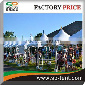 High peak tent 10x10 standing in a line For Outdoor Marketing Fairs