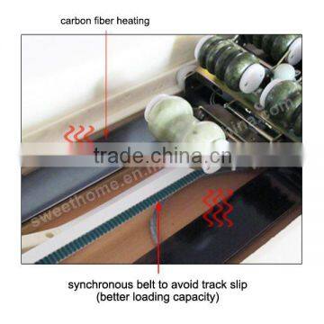 Electric Whole Body Jade Thermal 3D Massage Bed / CE Wooden Leisure Far Infrared Massage Table