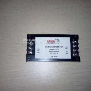 50W chassis mount DC/DC converter 12V/24V/48V/110V to 5V/12V/15V/24V/28V/48V